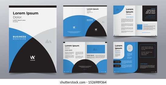 modern business brochure pages design templates