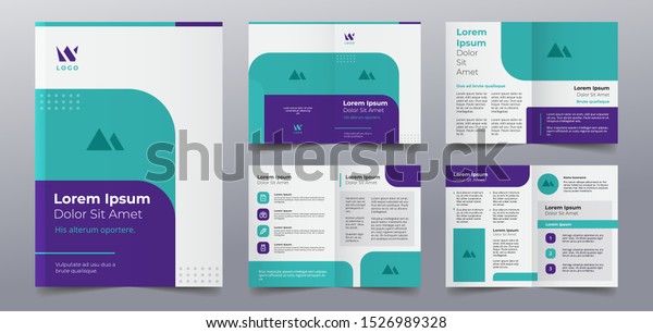 Design Vorlagen Fur Moderne Broschuren Stock Vektorgrafik Lizenzfrei