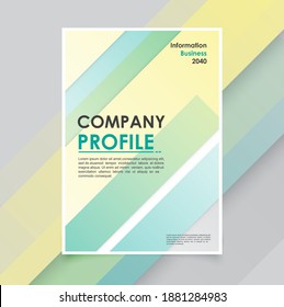 Modern business brochure template minimals