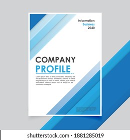 Modern business brochure template minimals