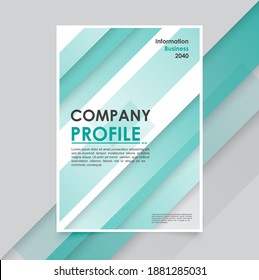 Modern business brochure template minimals