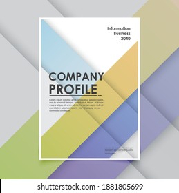 Modern business brochure template minimals