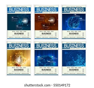 Folletos empresariales modernos
