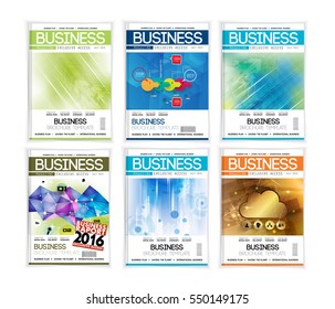 Modern business brochures
