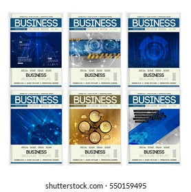 Folletos empresariales modernos
