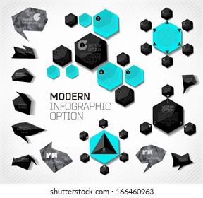 Modern business bubble option, speech template. Vector illustration. can be used for diagram, number options, web design, banner template, info graphic.