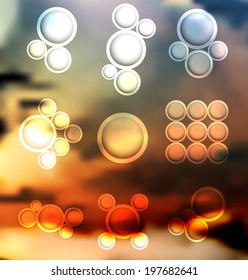 Modern business bubble option, speech template, illustration. can be used for diagram, number options, web design, banner template, info graphic.