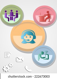 Modern business bubble speech template style. Vector illustration. can be used layout, diagram, number options, step up options, web design, banner template, info graphic