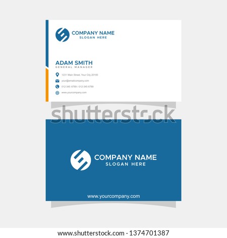 modern business card