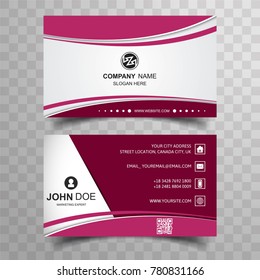 Modern business card background