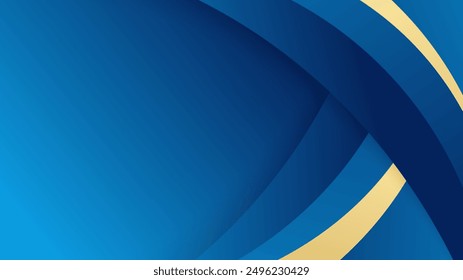 Modern Business card blue design set template for company corporate style. Vector illustration.