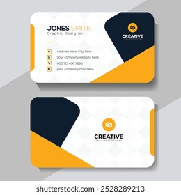 Modern business card and brand identity template design