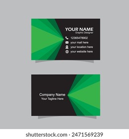 Tarjeta de visita moderna y tarjeta de visita creativa