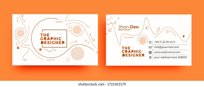 Modern Business Card - Creative and Clean Business Card Template.