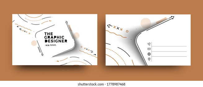 Modern Business Card - Creative and Clean Business Card Template.