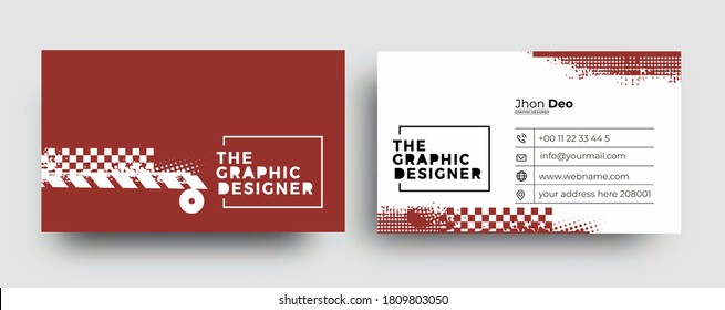 Modern Business Card - Creative and Clean Business Card Template.