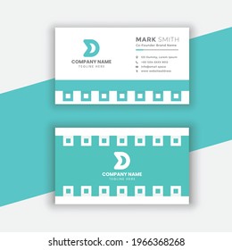 Modern Business Card - Creative and Clean Business Card Template.