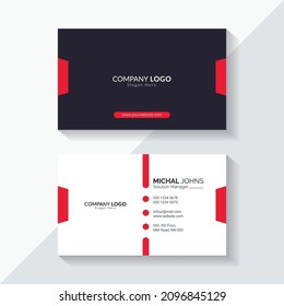 Modern Business Card - Creative and Clean Business Card Template.	