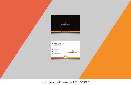 Modern Business Card -Creative And Clean Business Card Template Corporate.