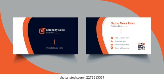 Modern Business Card - Creative and Clean Business Card Template.