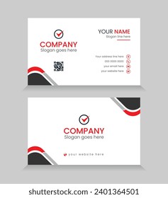 Modern Business Card - Creative and Clean Business Card Template., business card design . double sided business card design template