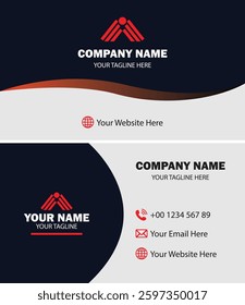 Modern Business Card - Creative and Clean Business Card Template.