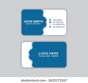 Modern Business Card Creative and Clean Business Card Template.