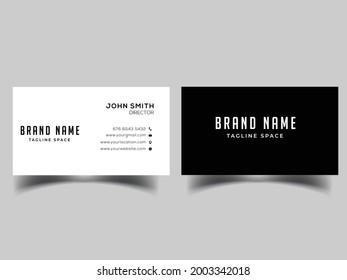 Modern business card design for commercial use luxury business card