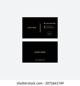 Modern business card design for commercial use luxury business card