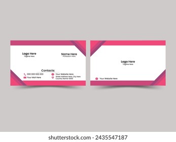 Modern Business Card Design, Corporate Business Card