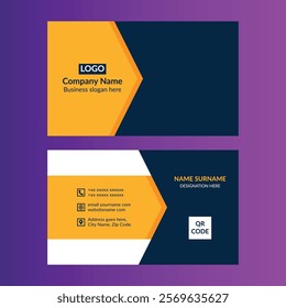 Modern Business Card Design. Creative Template Display for Promotional Campaigns. Sixteen.