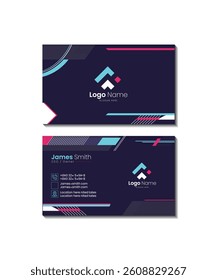 Modern Business Card Design and Illustration