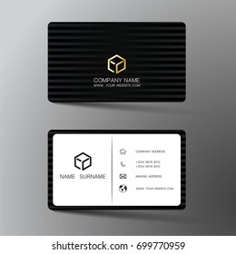 Modern business card design With inspiration from the abstract.