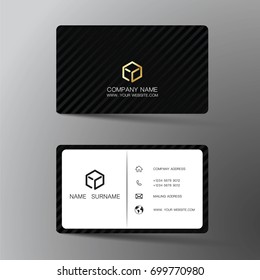 Modern business card design With inspiration from the abstract.