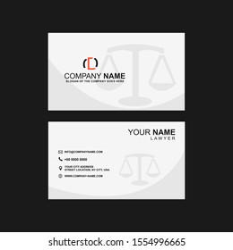 Modern Business Card Design For Lawyers