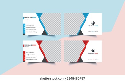 Modern Business Card Design | Multicolor Creative Card Template