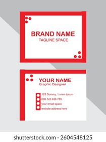 Modern business card design professional style vector
