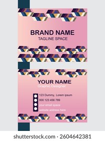 Modern business card design professional