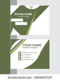Modern business card design professional