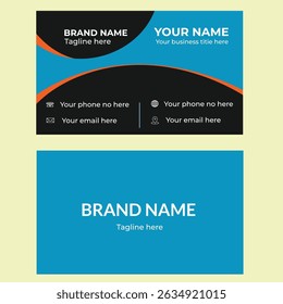 Modern business card design for business promotion