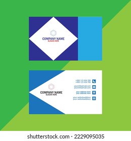 modern business card design temolate.