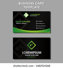 Modern business card design template. decoration name card design