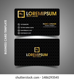 Modern business card design template. decoration name card design