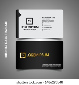 Minimal Business Card Print Template Design Stock Vector (Royalty Free ...