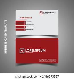 Modern business card design template. decoration name card design