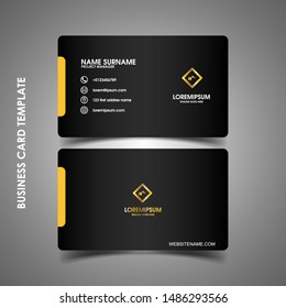 Corporate Business Card Print Template Personal Stock Vector (Royalty ...