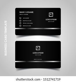 Modern business card design template. decoration name card design