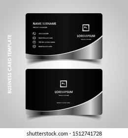 Modern business card design template. decoration name card design