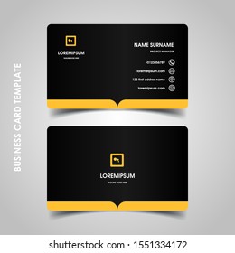 Modern business card design template. decoration name card design