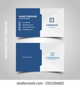 Modern business card design template. decoration name card design